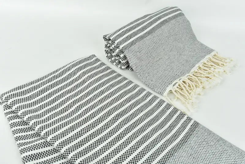 Turkish Towel Beach, Bachelorette Favor, Quick-dry towel, Travel Towel, Custom Wedding Towel, 76x40 Cotton Striped Towel, Organic Turkish towel - 7