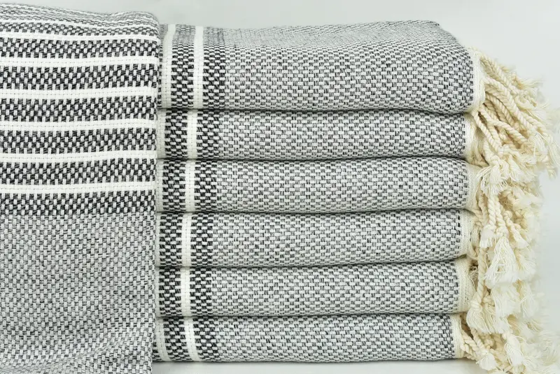 Turkish Towel Beach, Bachelorette Favor, Quick-dry towel, Travel Towel, Custom Wedding Towel, 76x40 Cotton Striped Towel, Organic Turkish towel - 1