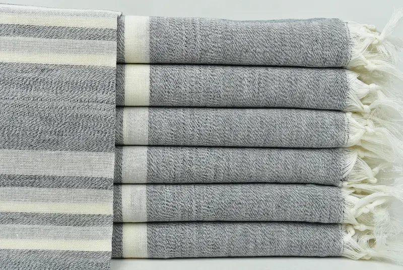 Bachelorette Party Gifts, Bridal Shower Favors, 68x40 Cotton Striped Towel, Handmade Gift, Holiday Towel, Halloween Gifts, Turkish Towel Beach Towel - 1