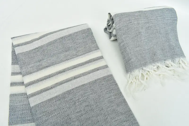 Bachelorette Party Gifts, Bridal Shower Favors, 68x40 Cotton Striped Towel, Handmade Gift, Holiday Towel, Halloween Gifts, Turkish Towel Beach Towel - 7