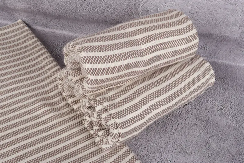 Beach Towel Gift, Quick-Dry Beach Towel, 76x40 Cotton Striped Towel, Maid Of Honor Gift, Organic towel, Monogram Turkish Bath Towel, Wedding Towel - 7