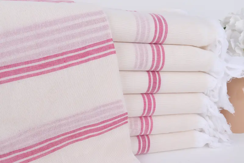 Bulk Order Towel, 70x40 Cotton Striped Towel, Large Turkish Towel, Bachelorette Party Gift, Personalized Wedding Gift For Couple, Fouta towel - 1