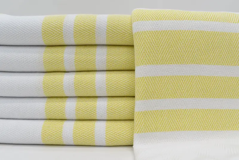 Best Beach Towel, Wedding Gift, Engagement Gift, Traditional Turkish peshtemal for hammam, 70x40 Cotton Herringbone Towel, Turkish beach towel - 1