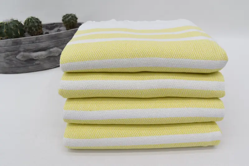Best Beach Towel, Wedding Gift, Engagement Gift, Traditional Turkish peshtemal for hammam, 70x40 Cotton Herringbone Towel, Turkish beach towel - 7