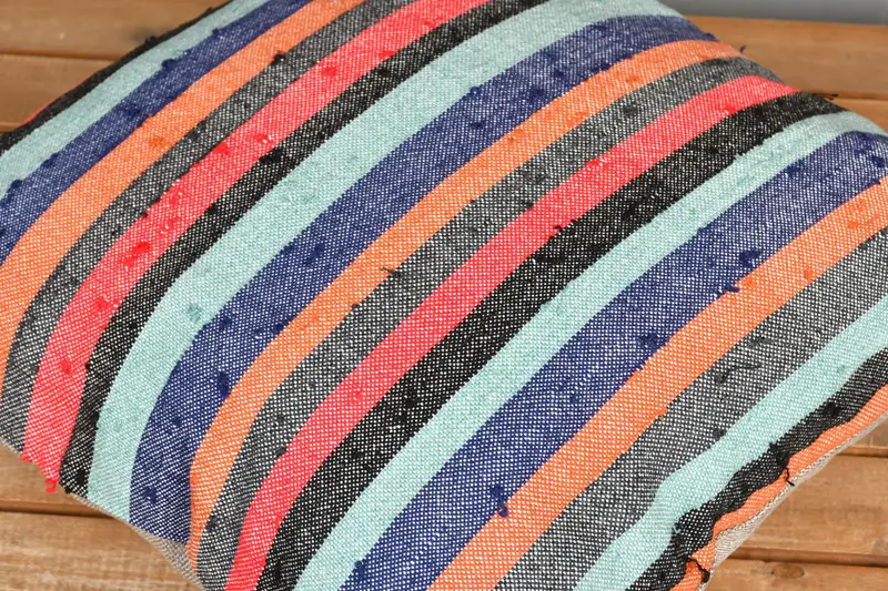 Kilim Cushion Sham, Vintage Throw Pillow Sham, Pillow for Couch, Knitted Pillow, Vintage Pillow, 18x18 Red Pillow Cover, Cushion Case - 3
