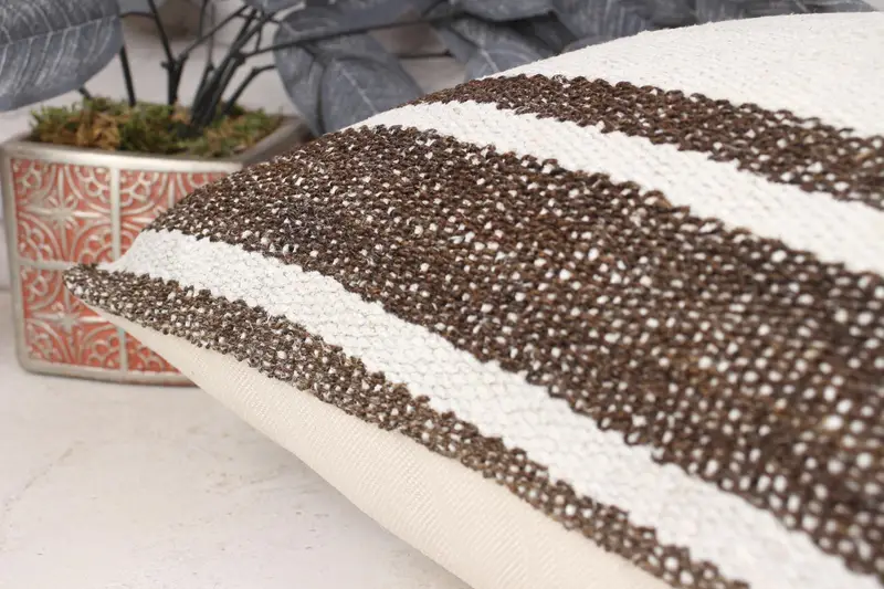 16x24 White Pillow Sham, Rustic Cushion Cover, Kilim Pillow Cover, Ethnical Kilim Rug Pillow, Boho Pillow Sham Cover, Pillow Cover - 7