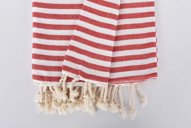 Sandfreies Handtuch, Hochzeitsgeschenk, Brautjungfer Vorschlag Geschenk, dünn und leichtes türkisches Peshtemal, 70x40 Baumwollstreifentuch, handgefertigtes Geschenk - 7