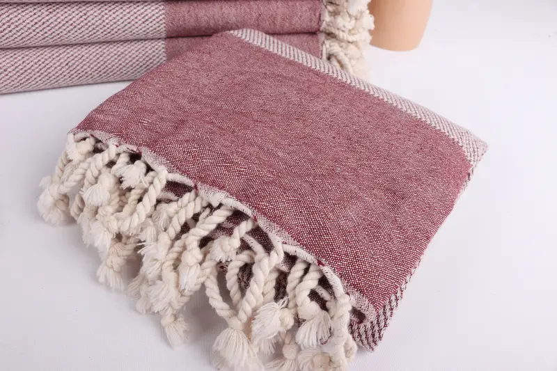 Wedding Gift Ideas, Bachelor Gifts, Peshtemal Towel USA, Bachelor Bachelorette Party Favors, Personalized Wedding Gift, 70x36 Cotton Geometric Towel - 5