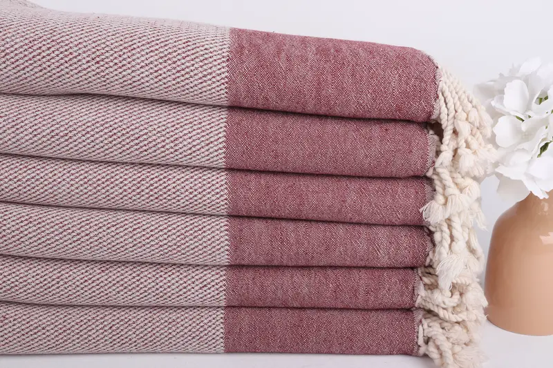 Wedding Gift Ideas, Bachelor Gifts, Peshtemal Towel USA, Bachelor Bachelorette Party Favors, Personalized Wedding Gift, 70x36 Cotton Geometric Towel - 3