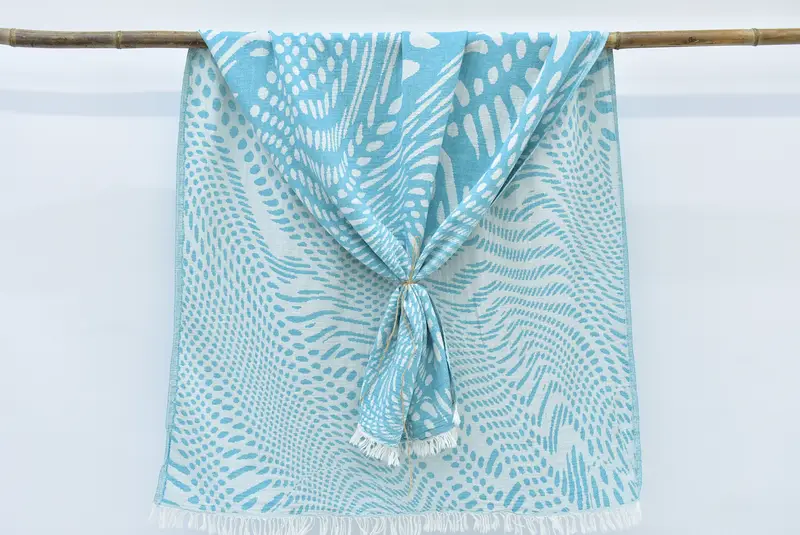 Personalized Gift, Custom Gift, Valentines Day Gift, 68x36 Cotton Patterned Towel, Wedding Favors, Scarf Towel, Custom Wedding Gift From Bridesmaid - 6
