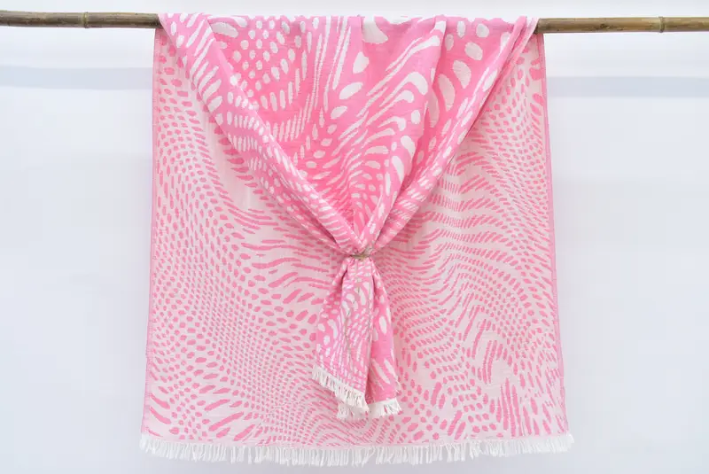 Personalized Gift, Custom Gift, Valentines Day Gift, 68x36 Cotton Patterned Towel, Wedding Favors, Scarf Towel, Custom Wedding Gift From Bridesmaid - 7