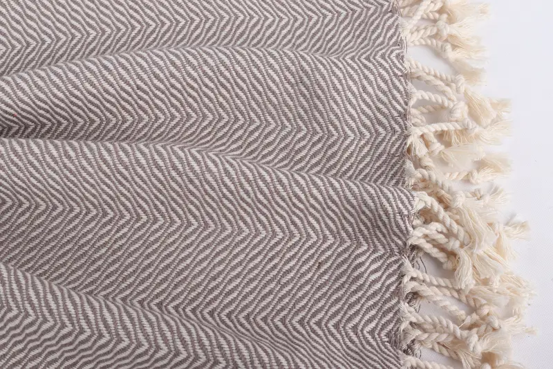 Gift For Mom, Large Turkish Towel, Wedding Anniversary Gift, Gift For Her, Beach Wedding Favor, 70x40 Cotton Chevron Towel, Best Friend Gift - 8