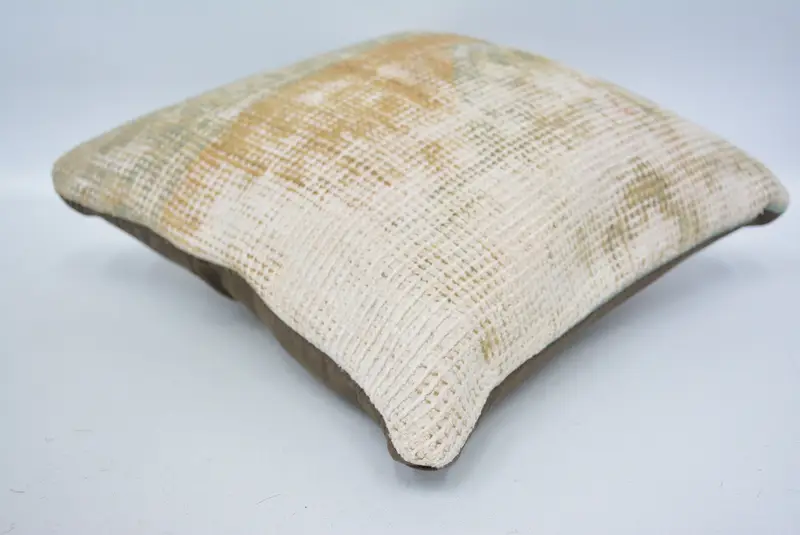 Pillow Cover, Turkish Pillow, 12x12 Orange Pillow Case, Oriental Pillow Sham, Kilim Cushion Sham, Boho Pillow Sham Cover, Christmas Cushion - 6