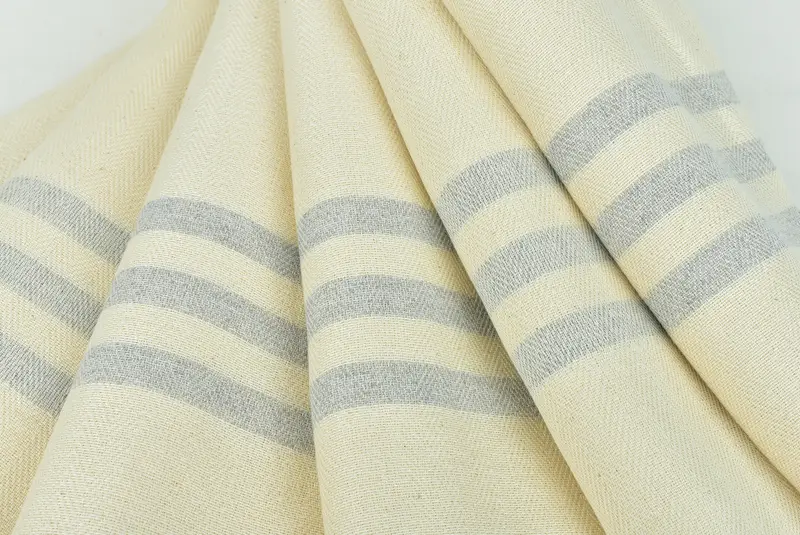 Beach Size Towel, Turkish bath towel, Gift For Her, 70x40 Cotton Striped Towel, Welcome Wedding Gift, Family Gift Basket, Bridesmaid Gift Towel - 5