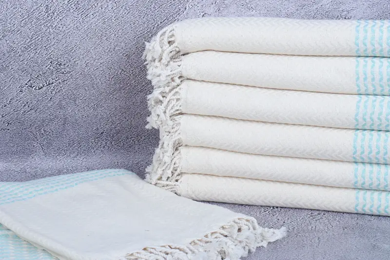 Unique Turkish towel with custom embroidery USA, Bridal Gifts, Gift For Him, Turkish Towel Beach, Custom Beach Towel, 76x40 Cotton Diamond Towel - 2