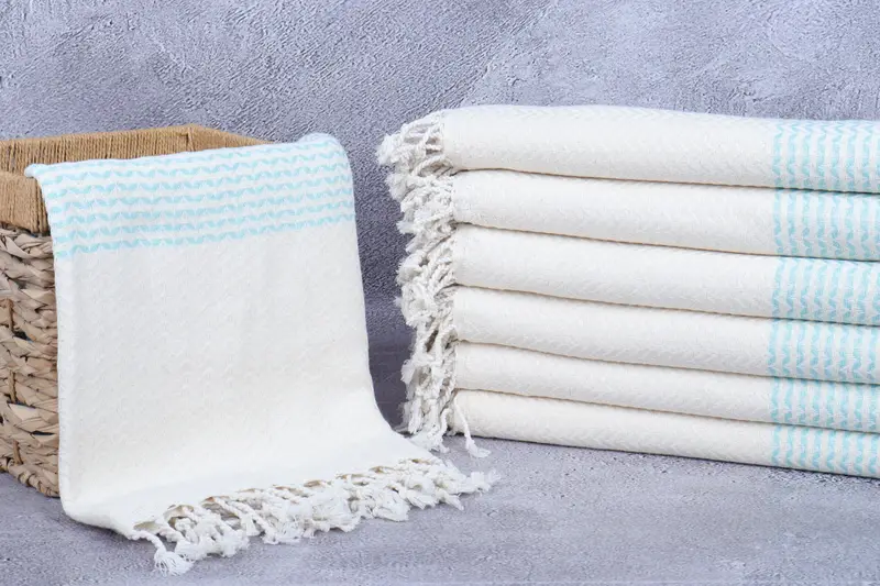 Unique Turkish towel with custom embroidery USA, Bridal Gifts, Gift For Him, Turkish Towel Beach, Custom Beach Towel, 76x40 Cotton Diamond Towel - 3
