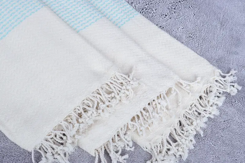 Unique Turkish towel with custom embroidery USA, Bridal Gifts, Gift For Him, Turkish Towel Beach, Custom Beach Towel, 76x40 Cotton Diamond Towel - 5