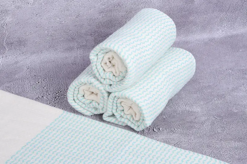 Unique Turkish towel with custom embroidery USA, Bridal Gifts, Gift For Him, Turkish Towel Beach, Custom Beach Towel, 76x40 Cotton Diamond Towel - 8