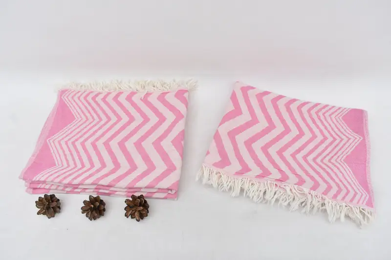 Bachelor Towel, 40x24 Cotton Zigzag Design Towel, Wedding Gift, Monogram Kitchen Towel, Personalized Gift, Maid Of Honor Gift, Gift For Her - 8