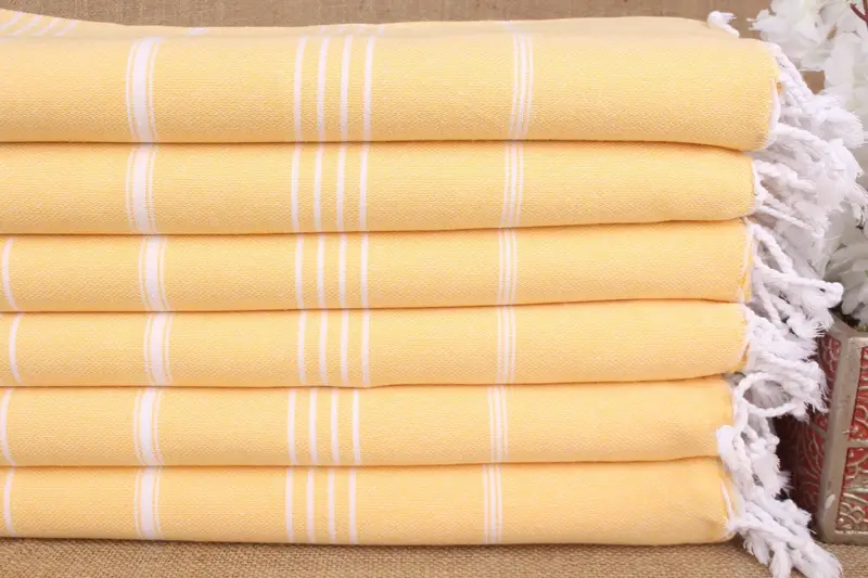 Bachelorette Party Favors Yellow Cotton Towel, 40x71 Inches