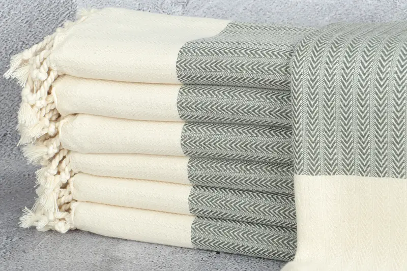 Bridesmaid Proposal Gift, Summer Gift Ideas, Monogram Turkish Towel, Sand-resistant towel, 68x36 Cotton Palm Design Towel, Sand-free towel - 1