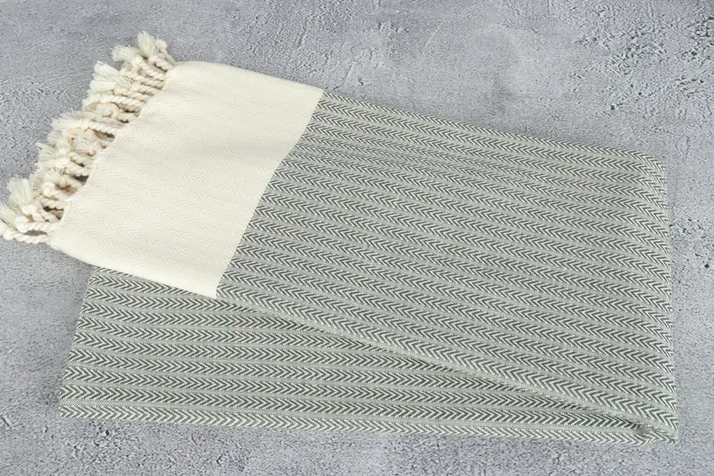 Bridesmaid Proposal Gift, Summer Gift Ideas, Monogram Turkish Towel, Sand-resistant towel, 68x36 Cotton Palm Design Towel, Sand-free towel - 6