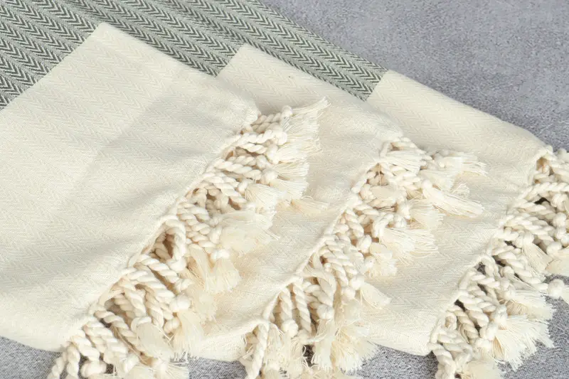Bridesmaid Proposal Gift, Summer Gift Ideas, Monogram Turkish Towel, Sand-resistant towel, 68x36 Cotton Palm Design Towel, Sand-free towel - 5