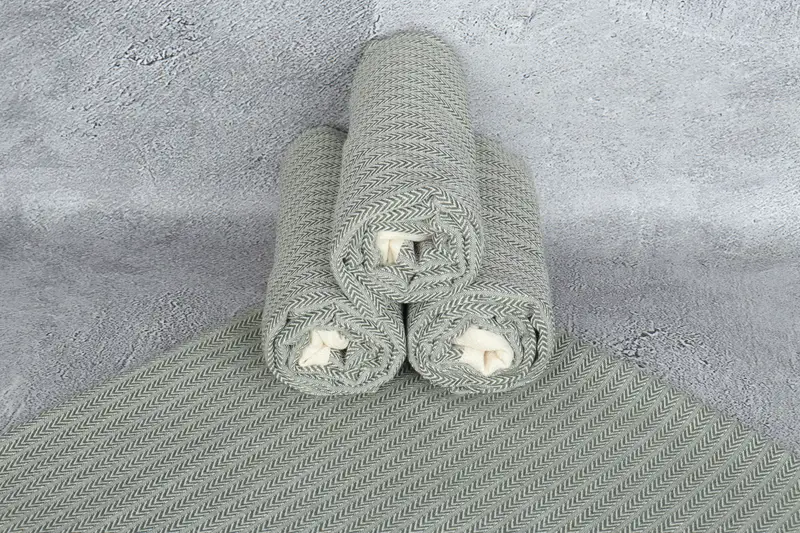 Bridesmaid Proposal Gift, Summer Gift Ideas, Monogram Turkish Towel, Sand-resistant towel, 68x36 Cotton Palm Design Towel, Sand-free towel - 7