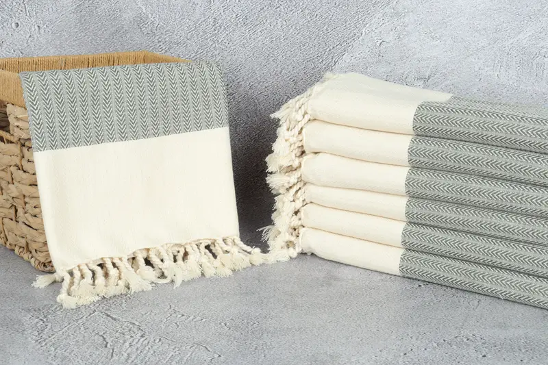 Bridesmaid Proposal Gift, Summer Gift Ideas, Monogram Turkish Towel, Sand-resistant towel, 68x36 Cotton Palm Design Towel, Sand-free towel - 3