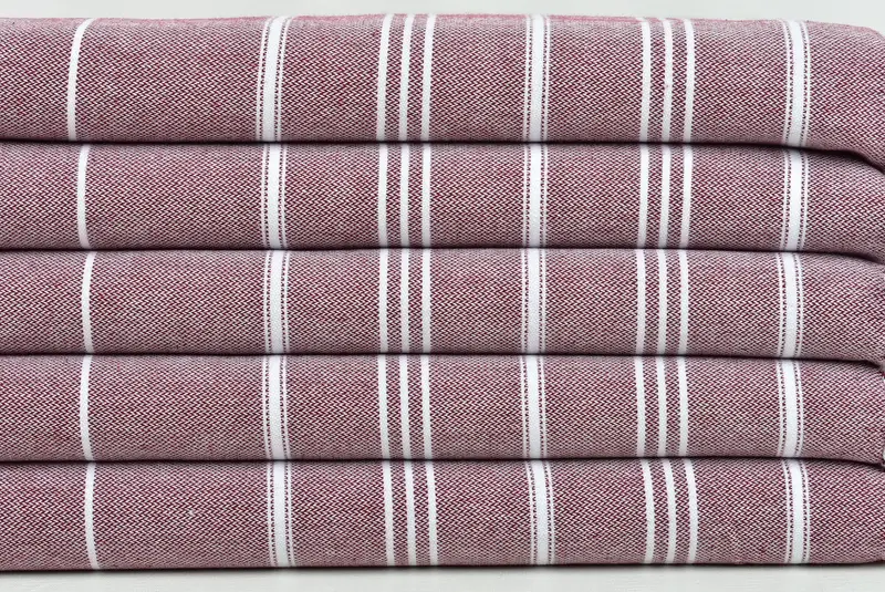 40x24 Pamuklu çizgili havlu, gelin duş iyiliği, onun için hediye, Türk havlu el havlu, kişiselleştirilmiş bulaşık havlu, spa havlu, monogramlı el havlu - 2