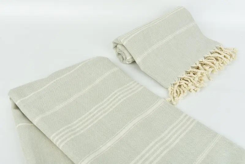 Beach Size Towel, Turkish bath towel, Bathroom Towel, Quick-Dry Beach Towel, Bachelor Party Favors, Wedding Gifts Towel, 68x40 Cotton Striped Towel - 7