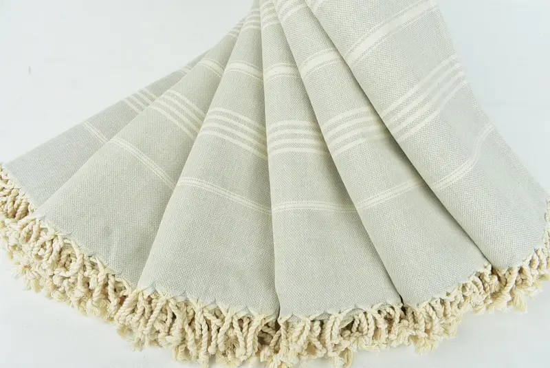 Beach Size Towel, Turkish bath towel, Bathroom Towel, Quick-Dry Beach Towel, Bachelor Party Favors, Wedding Gifts Towel, 68x40 Cotton Striped Towel - 4