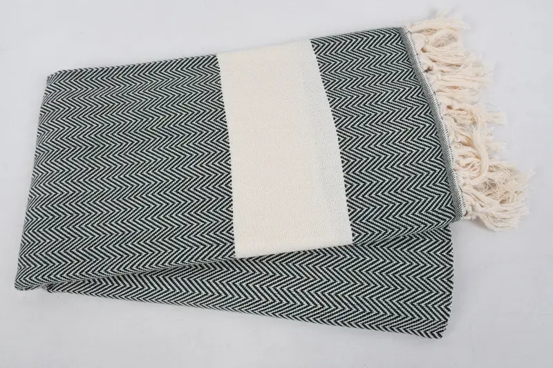 Large Turkish Towel, Bachelor Gifts, Custom Bath Towel, Peshtemal Towel, Customized Towels, Hammam towel, 70x40 Cotton Herringbone Towel, Yoga Towel - 6