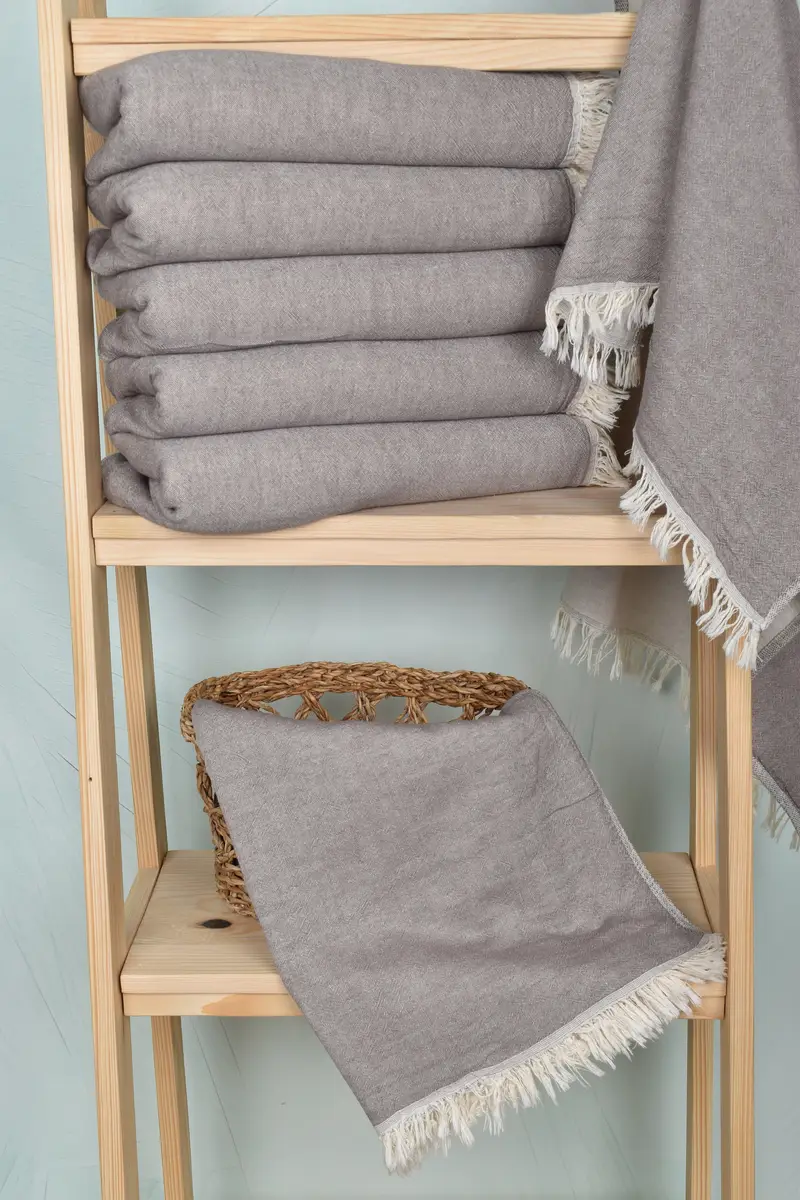 Özel çay havlu, 40x24 pamuklu katı havlu, küçük banyo havlu, spa havlu, en iyi arkadaş düğün hediyesi, monogram mutfak havlu, mutfak havlu - 3