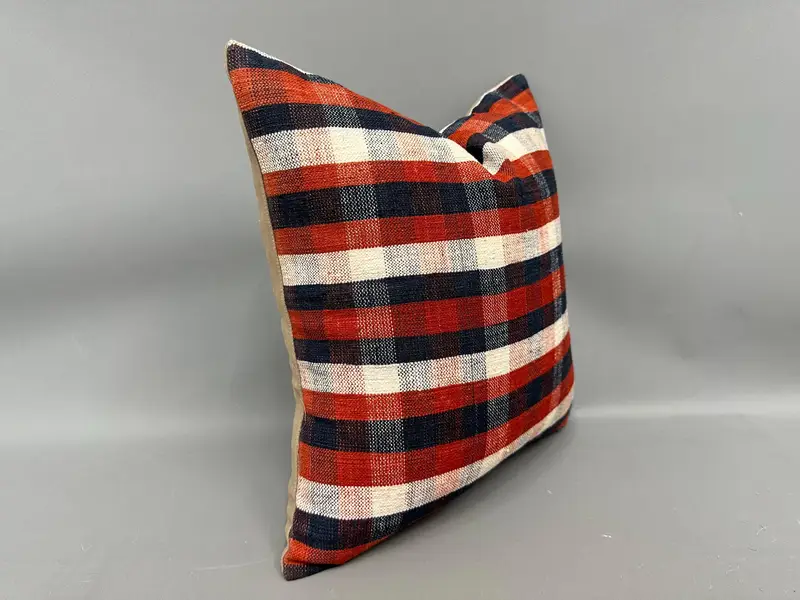 Wool Kilim Pillow Cushion, 18x18 Beige Pillow, Ethnical Kilim Rug Pillow, Kilim Pillow, Pillow Case, Living Room Throw Pillow Sham, Turkish Pillow - 2