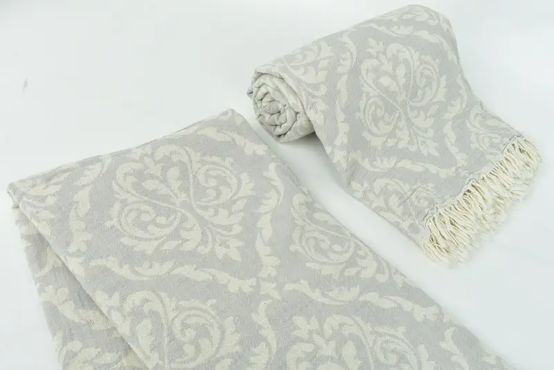 Organic Turkish towel, Christmas Favors, 68x36 Cotton Baroque Towel, Eco-Friendly Turkish Towel, Custom Beach Towel, Monogram Turkish Towel - 7