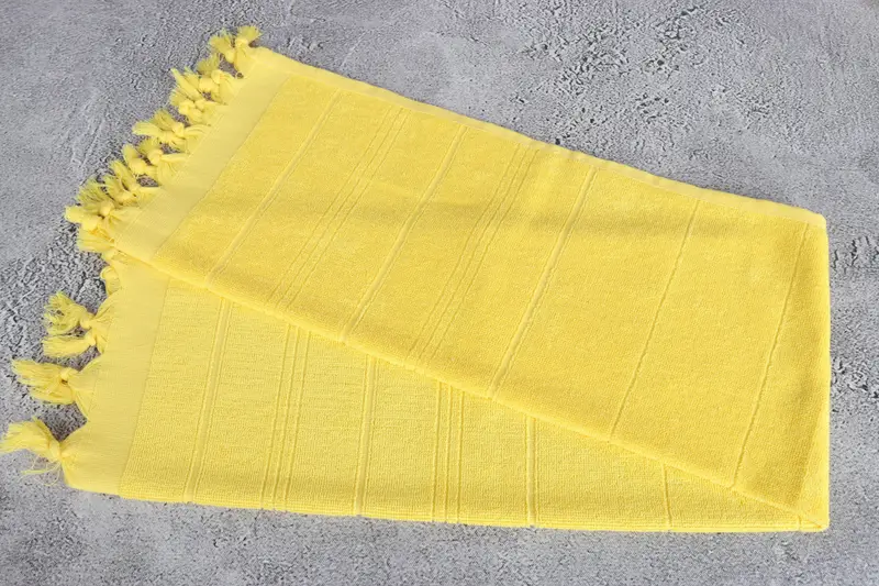 Turkish Tea Towel, 40x18 Cotton Striped Terry Towel, Custom Hand Towel, Monogram Tea Towel, Best Wedding Gift, Monogram Kitchen Towel, Holiday Towel - 6