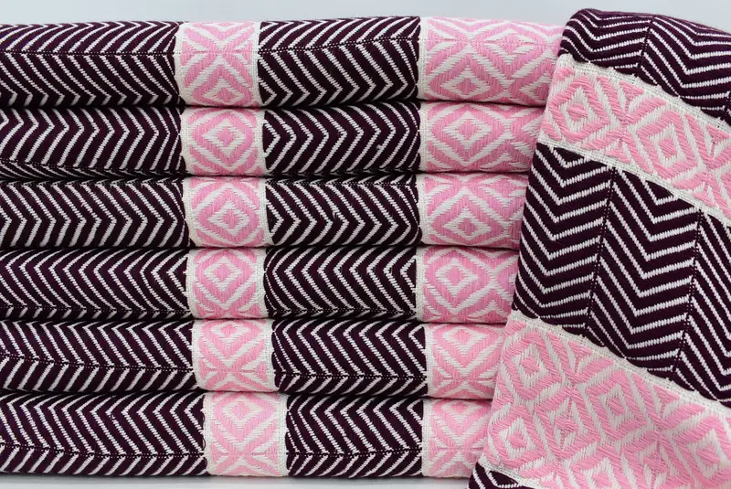 Custom Wedding Gifts, 70x40 Cotton Chevron Towel, Personalize Gift, Spa Towel, Summer Gift, Antibacterial Turkish peshtemal towel, Fouta towel - 1