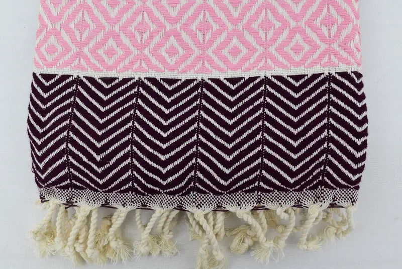 Custom Wedding Gifts, 70x40 Cotton Chevron Towel, Personalize Gift, Spa Towel, Summer Gift, Antibacterial Turkish peshtemal towel, Fouta towel - 4