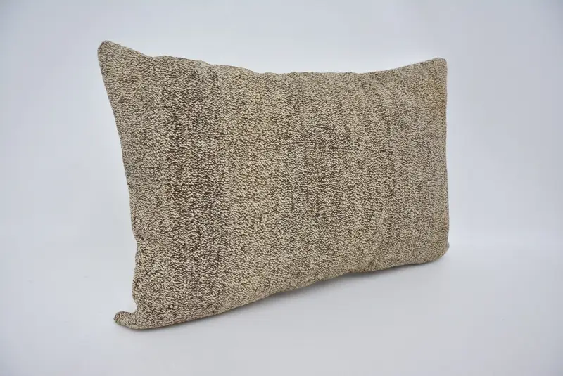 Pillow for Couch, Kilim Pillow, Bench Pillow Sham, Authentic Pillow Cover, Home Decor Pillow, Cushion, Chair Cushion Cover, 16x24 Gray Pillow Cover - 3