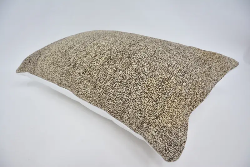 Pillow for Couch, Kilim Pillow, Bench Pillow Sham, Authentic Pillow Cover, Home Decor Pillow, Cushion, Chair Cushion Cover, 16x24 Gray Pillow Cover - 6