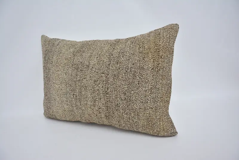 Pillow for Couch, Kilim Pillow, Bench Pillow Sham, Authentic Pillow Cover, Home Decor Pillow, Cushion, Chair Cushion Cover, 16x24 Gray Pillow Cover - 4