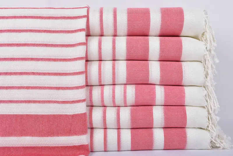 70x40 Cotton Striped Towel, Bridesmaid Towel, Gift For Best Friend, Bachelor Bachelorette Party Favors, Best Beach Towel, Bachelorette Party Favors - 1