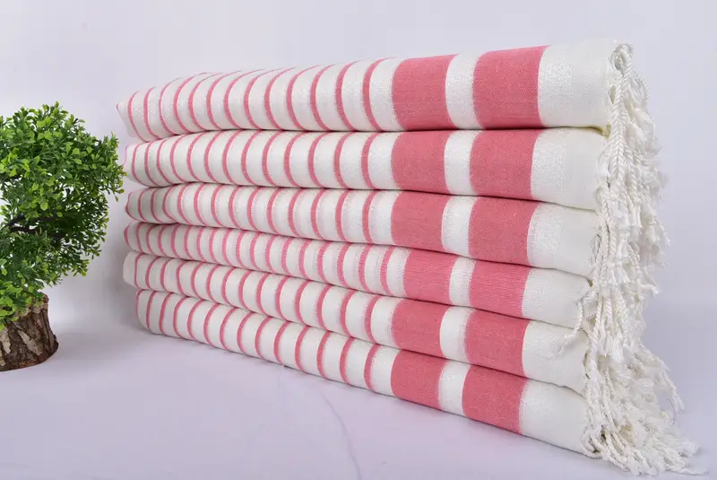70x40 Cotton Striped Towel, Bridesmaid Towel, Gift For Best Friend, Bachelor Bachelorette Party Favors, Best Beach Towel, Bachelorette Party Favors - 3