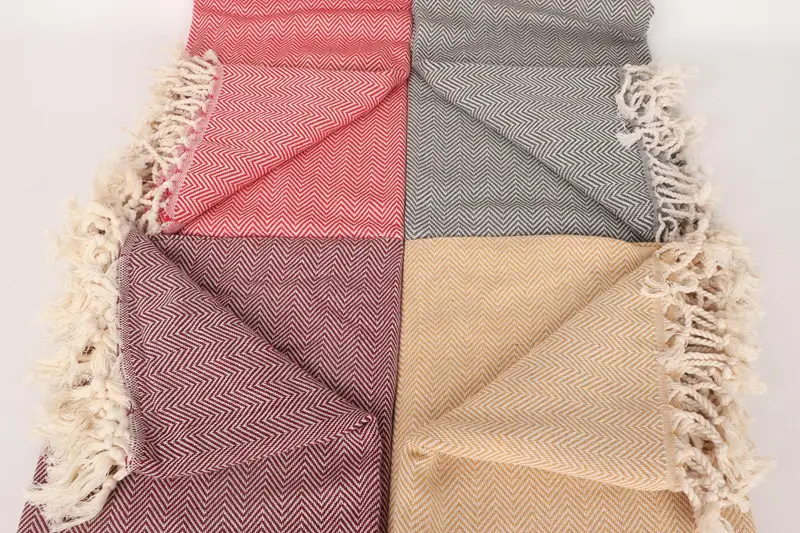 Engagement Gift, 70x40 Cotton Herringbone Towel, Miami Bachelorette Party Favors, Embroidered Towel, Bachelorette Gifts, Bridesmaid Gift Towel - 4
