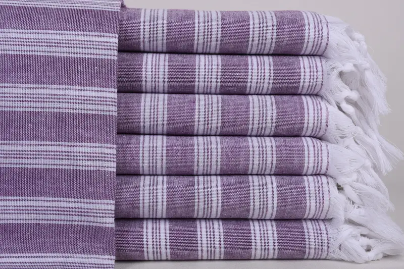 トルコタオル、パーソナライズされたDamson Peshtemal、40x71インチ - 1