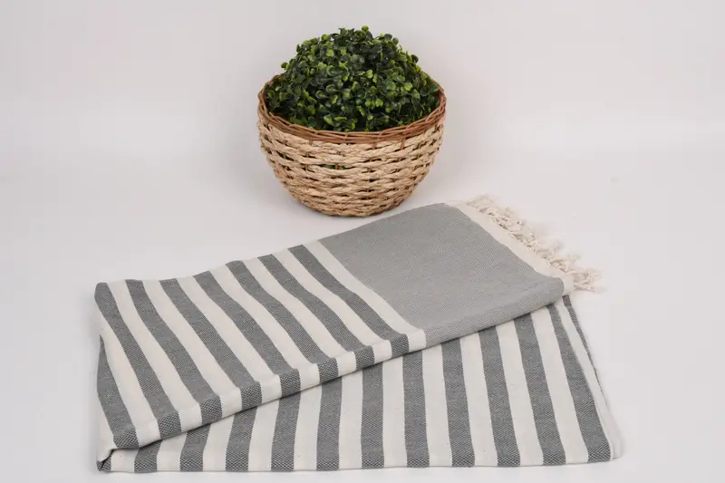 Quick-dry towel, Summer Towel, Wedding Gifts Towel, Spa Towel, 70x40 Cotton Striped Towel, Mexico Bachelorette Party Gifts, Peshtemal, Organic towel - 4