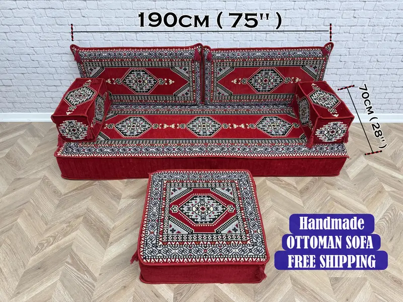 Kilim'den Esinlenen Osmanlı, Türk Yün Karışımlı Osmanlılar ile Modüler Koltuk Takımı