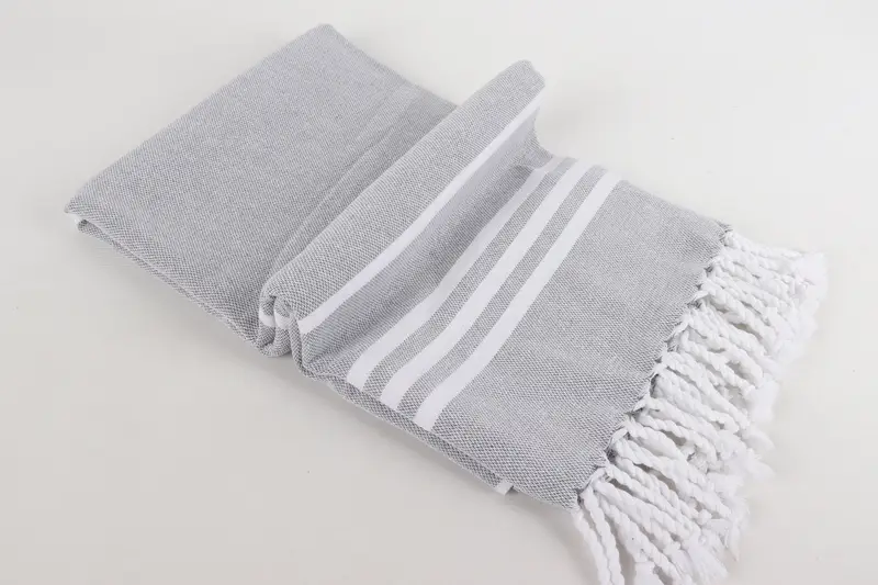 Towel With Name, Bachelorette Party Decorations, Gift Towel, Luxury Turkish Bath Towel, Fouta towel, Absorbent towel, 70x40 Cotton Striped Towel - 6