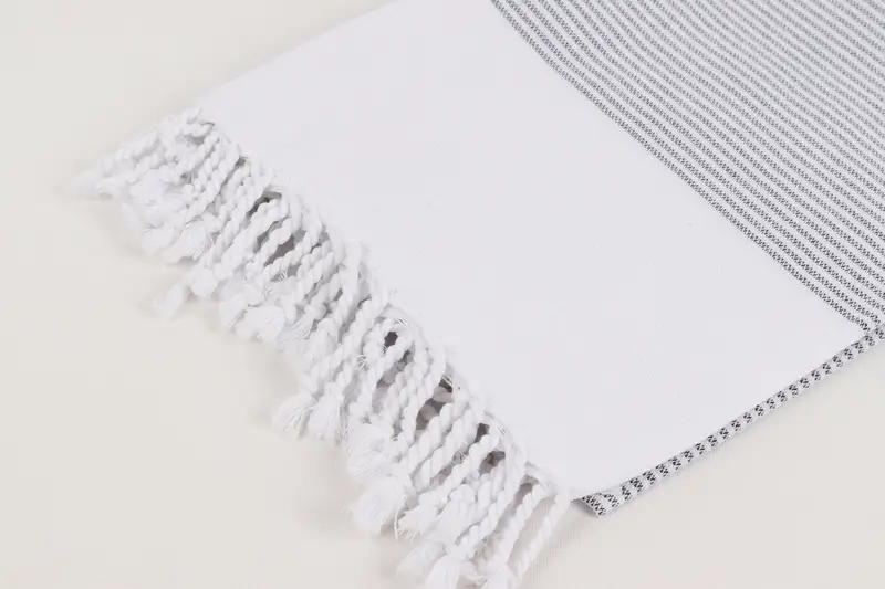 Gift For Her, Absorbent Turkish towel, Embroidery Towel, Embroidery Towels, 70x36 Cotton Striped Towel, Luxury towel, Beach Towel Monogram - 7